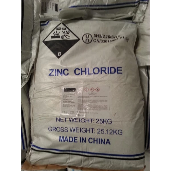 Zinc Chloride Kemasan Sak 25 Kg