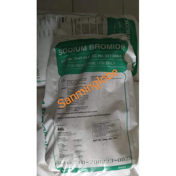 Sodium Bromide packing size 25 kg per bag 